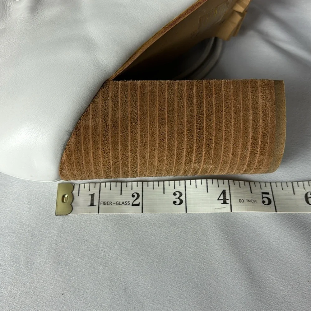 Jeffrey Campbell Free People White Palermo Heels - Picture 14 of 14